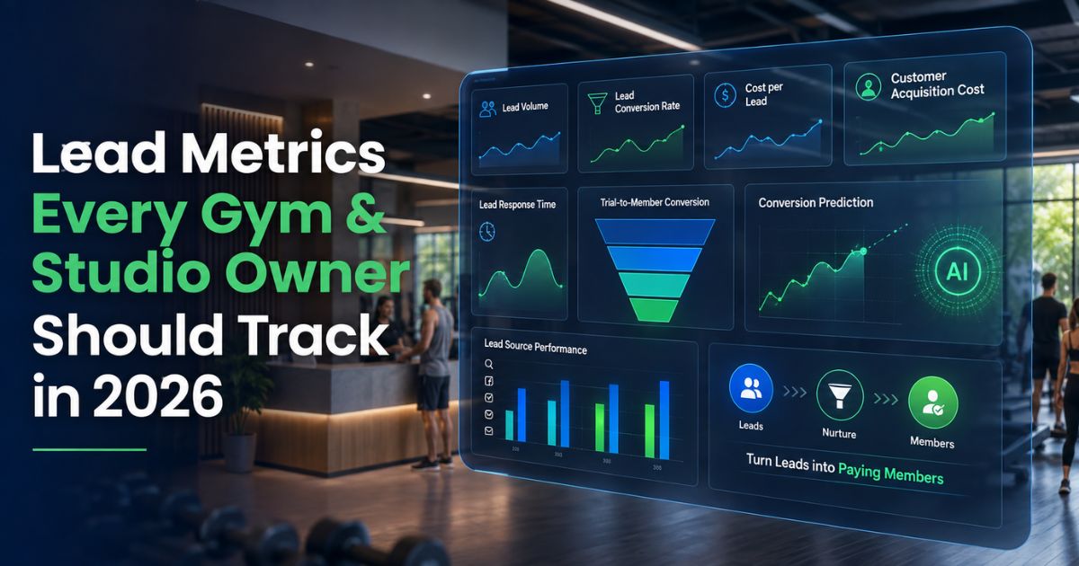 Lead Metrics Every Gym & Studio Owner Should Track in 2026